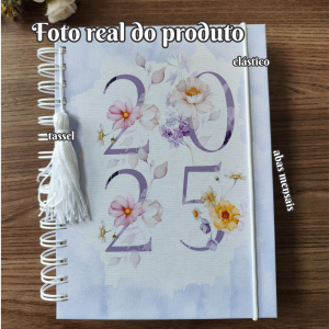 Agenda 2025 - Floral Completa Capa Dura A5    