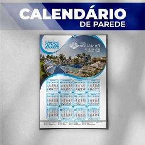 Calendário Folha Única A4 Base Triplex 250g A4    